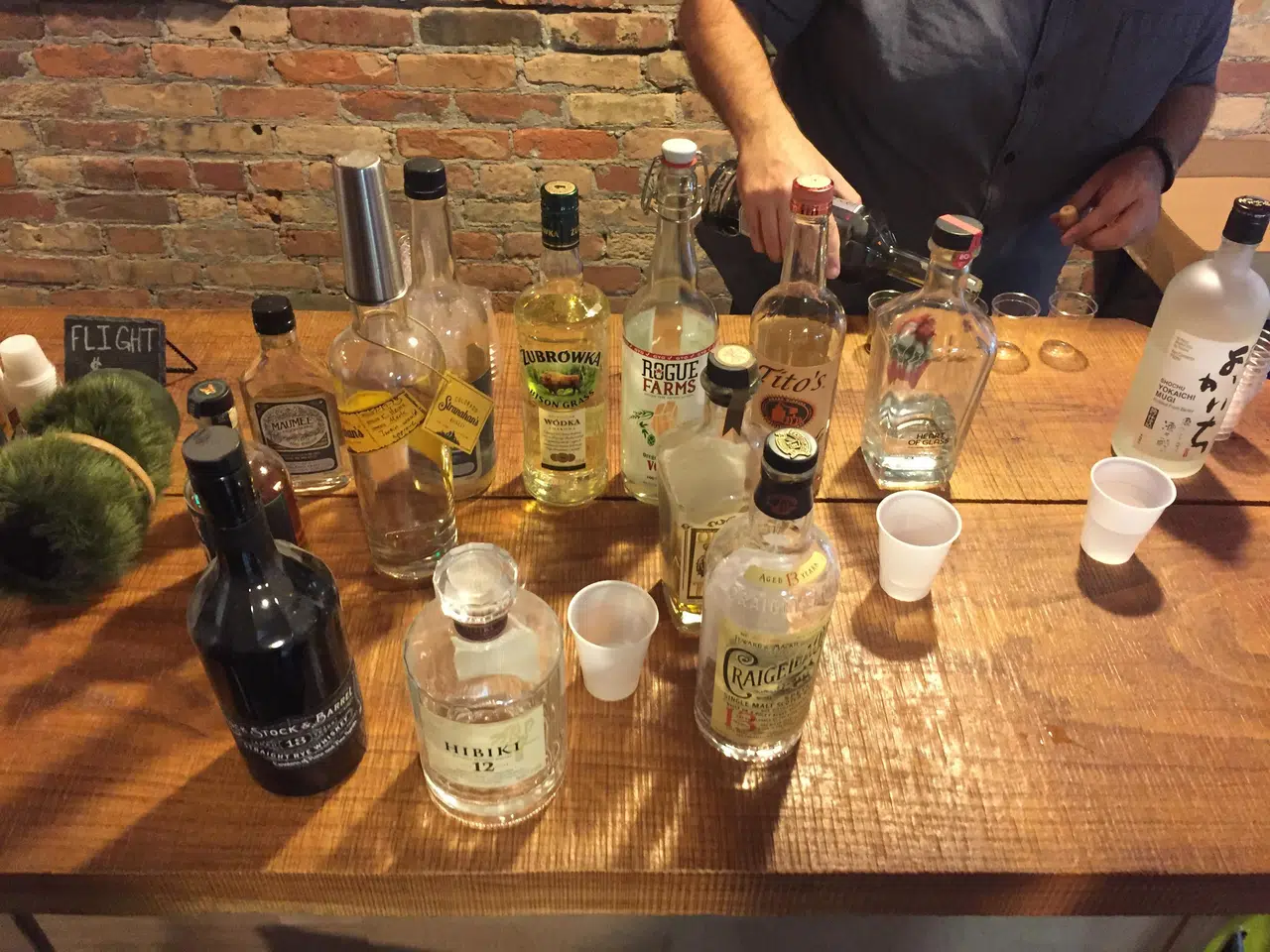 liquor tasting