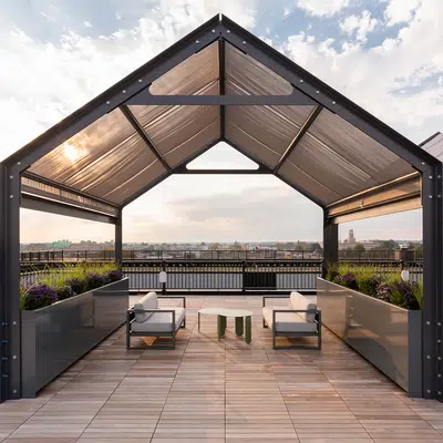 roof top lounge space